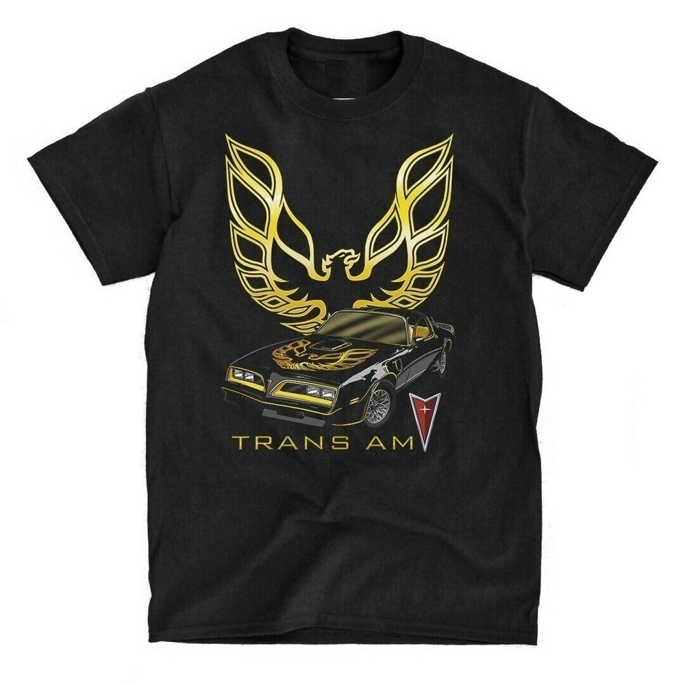 Pontiac Firebird Trans Am 1978 Black Graphic T-Shirt, Muscle Car Retro Tee